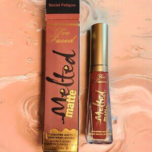 Too Faced Melted Matte Liquid Lipstick in Social Fatigue NIB
